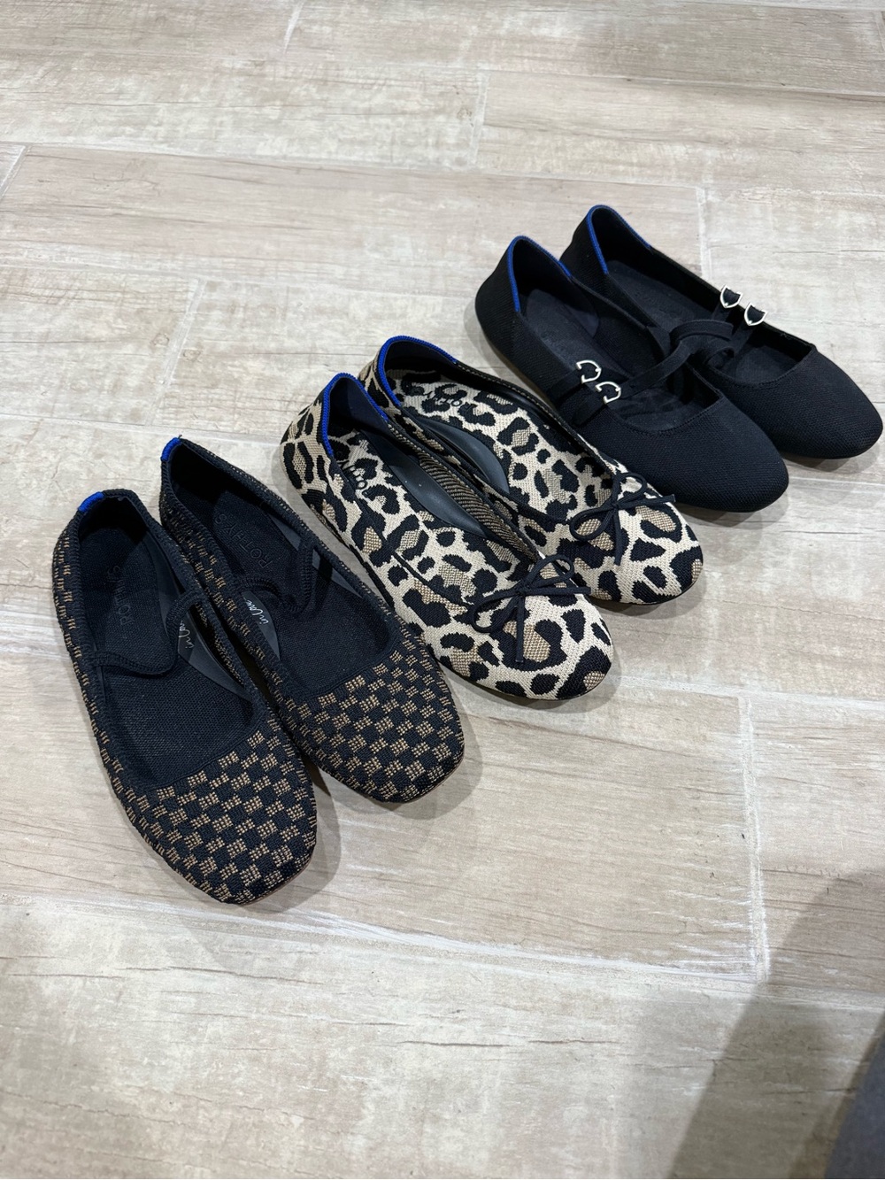 Rothy’s 9.5 three pairs